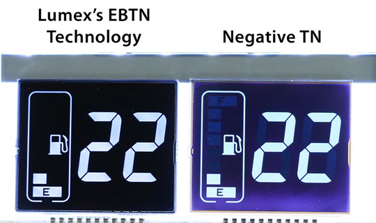 INFOVUE EBTN：LUMEX推出300:1高對比度TN LCD