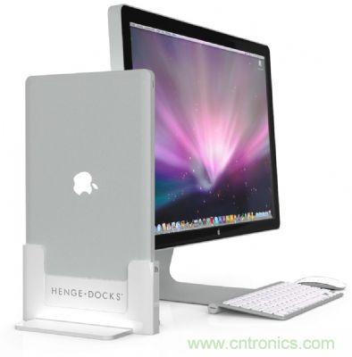 Henge Docks為針對(duì)MacBook Air設(shè)計(jì)的外接設(shè)備功能擴(kuò)充基座