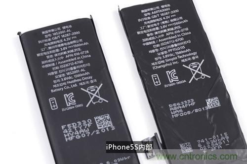 土豪金iPhone 5S拆解：內(nèi)部結(jié)構(gòu)升級(jí)，維修難度增加