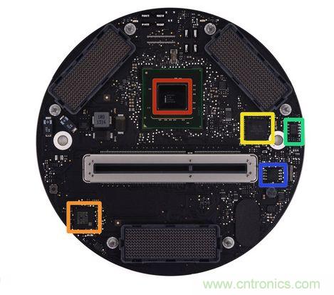 Mac Pro的主板、雙顯卡和各種I/O接口