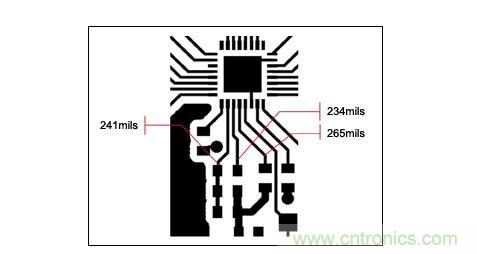 一個緊湊的PCB布局，寄生效應(yīng)會對電路產(chǎn)生影響。