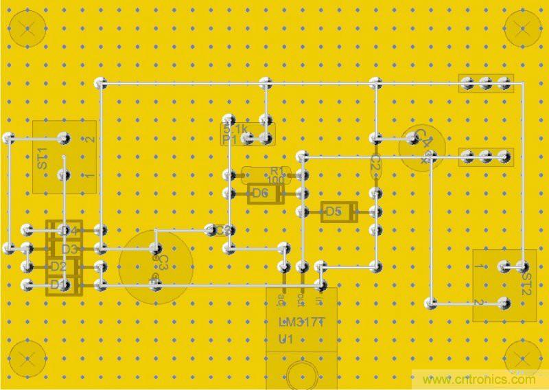 網友分享：DIY一個LM317 可調穩(wěn)壓電源