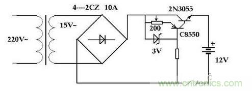 經(jīng)典的汽車電瓶充電電路設(shè)計