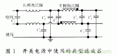 開關電源中使用的典型濾波器