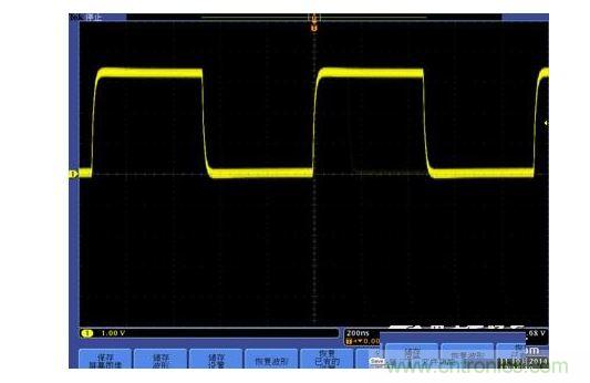  50kwfms/s波形刷新率下觀察的波形信息