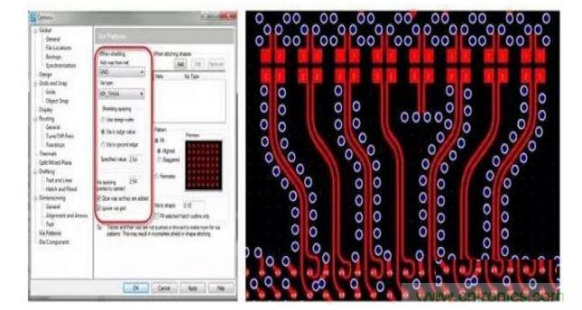 PCB 設(shè)計工具如果能夠控制共面波導和波導過孔的創(chuàng)建，將有助于顯著減少設(shè)計錯誤和縮短設(shè)計時間。