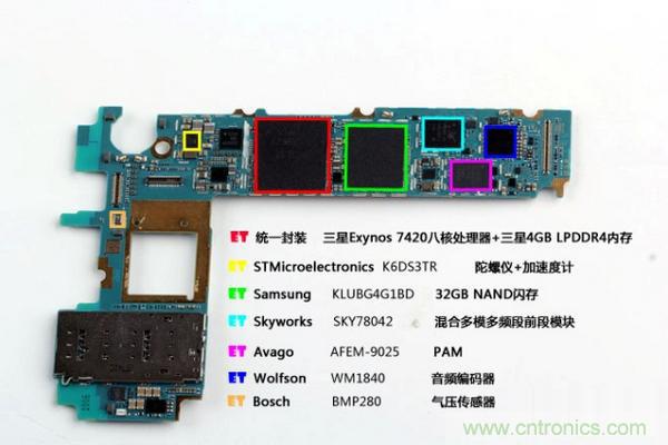 三星S6 Edge+拆解：比S6 Edge加在哪里？