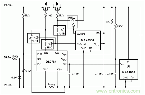 為DS2784獨(dú)立式電量計(jì)添加熱保護(hù)功能