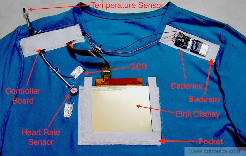 如何DIY一款能監(jiān)控個人情緒的電子T恤？