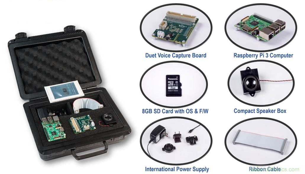 Digi-Key 獨(dú)家供應(yīng) Cirrus Logic 的 Alexa Voice Service (AVS) 語音采集開發(fā)套件