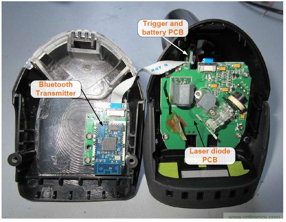 拆解45美元的藍牙無線條碼掃描槍，發(fā)現(xiàn)里面鏡中有鏡