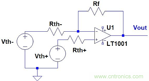 計算各種運放電路的輸出失調(diào)