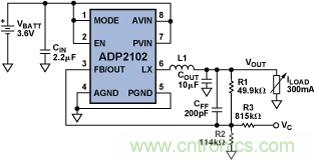 DC-DC開關穩(wěn)壓器—— 在DSP系統(tǒng)中延長電池壽命