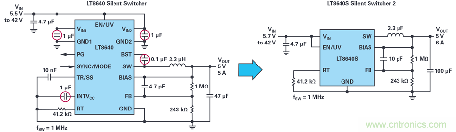 是否可以將低EMI電源安裝到擁擠的電路板上？