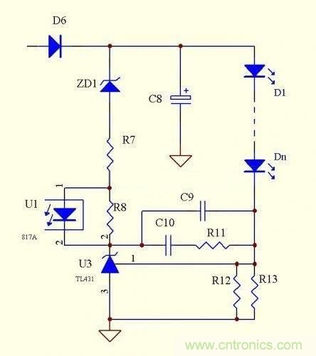 LED驅(qū)動(dòng)電源：3個(gè)電路巧妙利用TL431來(lái)恒流！