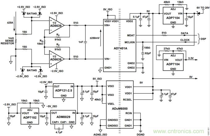 集成隔離式電源、用于太陽能光伏轉(zhuǎn)換器的完全隔離式電流檢測電路