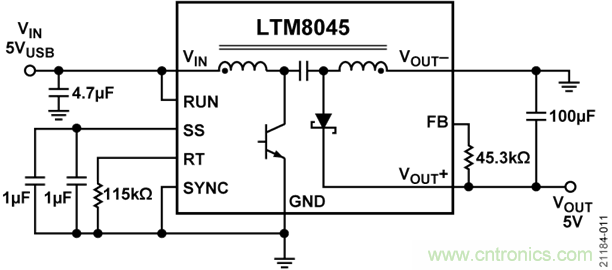 USB供電、915MHz ISM無線電頻段、具有過溫管理功能的1W功率放大器