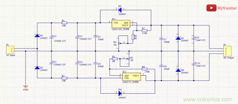 怎樣構(gòu)建可調(diào)線性AC-DC電源供用戶自由調(diào)節(jié)？