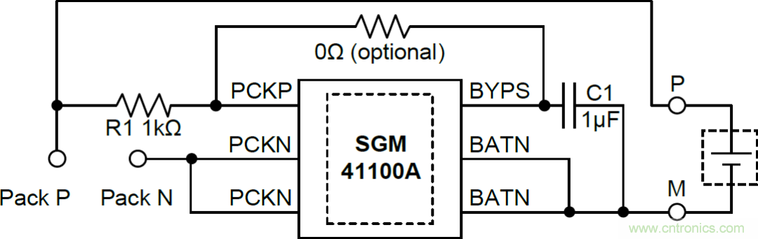 小封裝、微功耗小微電池保護(hù)器SGM41100A