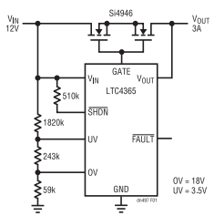 為敏感電路提供過壓及電源反接保護(hù)！