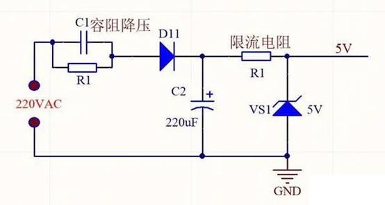 220V直接串聯(lián)電阻降壓5V能給手機(jī)充電嗎？