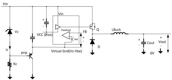 如何用VIN max小于系統(tǒng)輸入電壓的簡(jiǎn)易降壓控制器