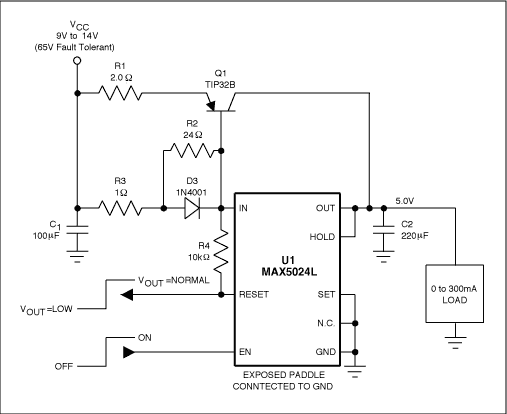 調(diào)整管增強(qiáng)穩(wěn)壓器的輸出電流